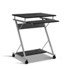 Artiss Metal Pull Out Table Desk - Black Deals499