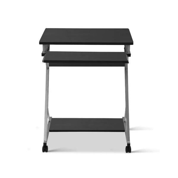 Artiss Metal Pull Out Table Desk - Black Deals499
