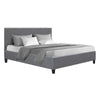 Artiss Neo Bed Frame Fabric - Grey Double Deals499