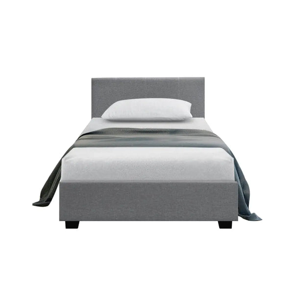 Artiss Nino Bed Frame Fabric - Grey King Single Deals499