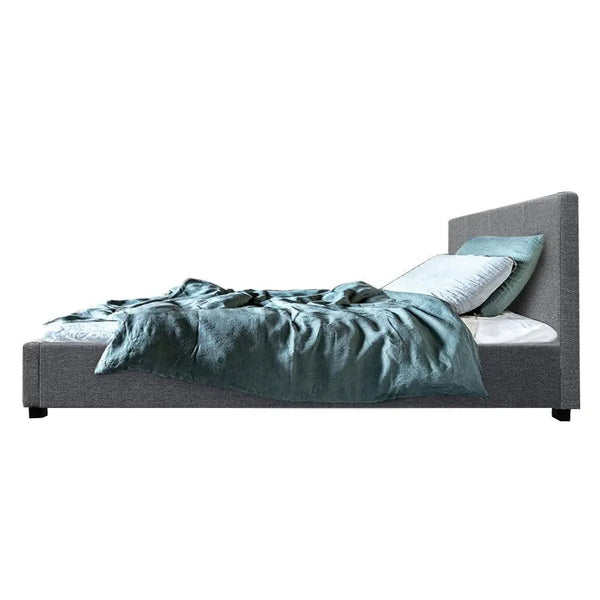 Artiss Nino Bed Frame Fabric - Grey King Single Deals499