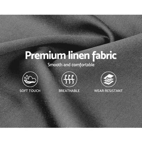 Artiss Nino Bed Frame Fabric - Grey Queen Deals499