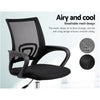 Artiss Office Chair Gaming Chair Computer Mesh Chairs Executive Mid Back Black Deals499