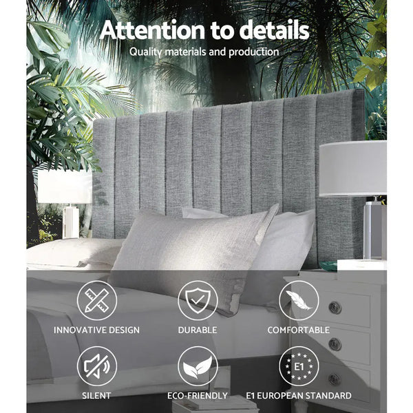 Artiss QUEEN Size Bed Head SALA Headboard for Base Frame Linen Upholstered Deals499