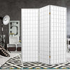 Artiss Room Divider Screen Wood Timber Dividers Fold Stand Wide White 3 Panel Deals499