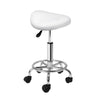 Artiss Saddle Salon Stool White PU Swivel Barber Hair Dress Chair Hydraulic Lift Deals499