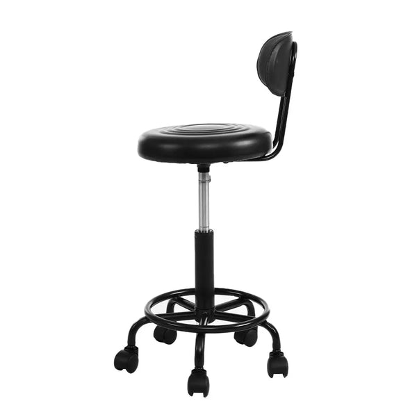 Artiss Salon Stool Swivel Chairs with Back Barber Beauty Hydralic Lift Deals499
