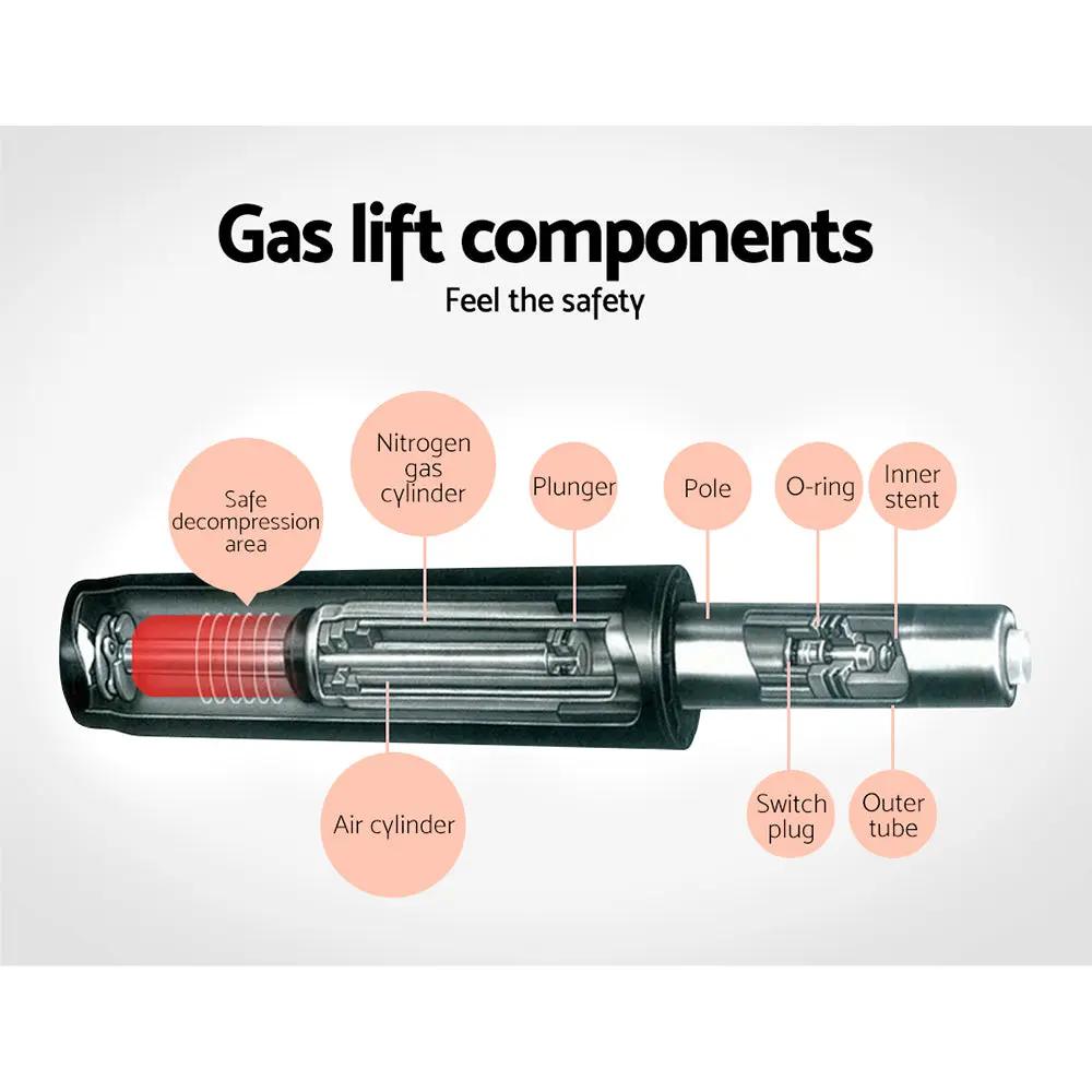 Artiss Set of 2 Backless PU Leather Bar Stools - Black and Chrome Deals499