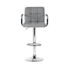 Artiss Set of 2 Bar Stools Gas lift Swivel - Steel and Grey Deals499