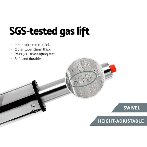 Artiss Set of 2 Bar Stools Kitchen Stool Dining Chairs Grey Deals499