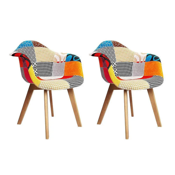 Artiss Set of 2 Fabric Dining Chairs Deals499