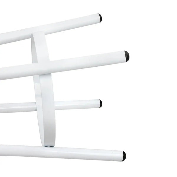 Artiss Set of 2 Wooden Stackable Bar Stools - White and Wood Deals499