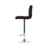 Artiss Set of 4 Bar Stools Gas lift Swivel - Steel and Chocolate Deals499