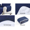 Artiss Sofa Cover Quilted Couch Covers Lounge Protector Slipcovers 3 Seater Navy Deals499