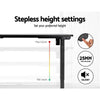 Artiss Standing Desk Adjustable Height Desk Electric Motorised Black Frame Desk Top 140cm Deals499