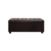Artiss Storage Ottoman Blanket Box Footstool Leather Foot Stool Chest Toy Brown Deals499