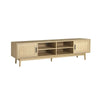 Artiss TV Cabinet Entertainment Unit Storage Cabinets Rattan Wooden 180CM Deals499