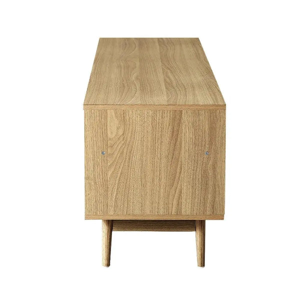 Artiss TV Cabinet Entertainment Unit TV Stand Wooden Rattan Storage Drawer 140CM Deals499