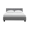 Artiss Vanke Bed Frame Fabric- Grey Double Deals499