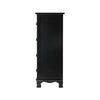 Artiss Vintage Bedside Table Chest 4 Drawers Storage Cabinet Nightstand Black Deals499