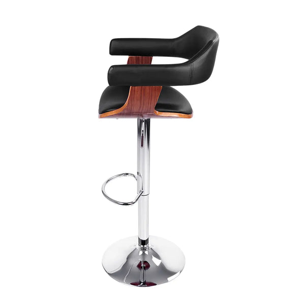 Artiss Wooden Bar Stool - Black and Wood Deals499