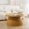 ArtissIn Coffee Table Mushroom Nordic Round Large Side Table 70CM Yellow Deals499