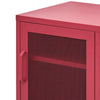 ArtissIn Mini Mesh Door Storage Cabinet Organizer Bedside Table Pink Deals499