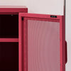 ArtissIn Mini Mesh Door Storage Cabinet Organizer Bedside Table Pink Deals499