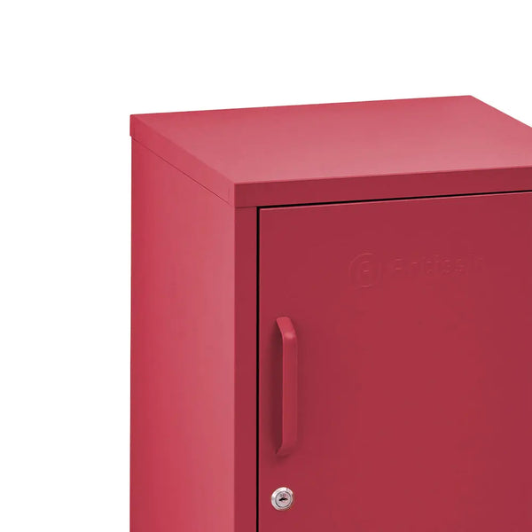 ArtissIn Mini Metal Locker Storage Shelf Organizer Cabinet Bedroom Pink Deals499