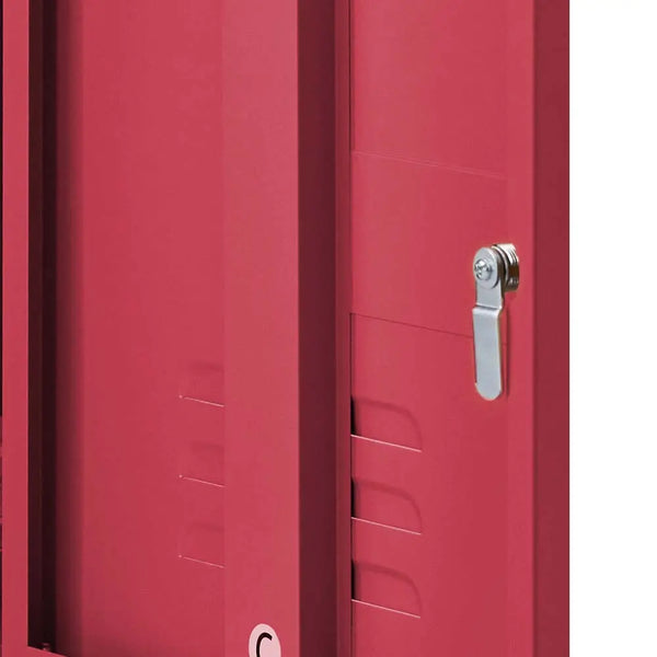 ArtissIn Mini Metal Locker Storage Shelf Organizer Cabinet Bedroom Pink Deals499