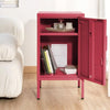 ArtissIn Mini Metal Locker Storage Shelf Organizer Cabinet Bedroom Pink Deals499