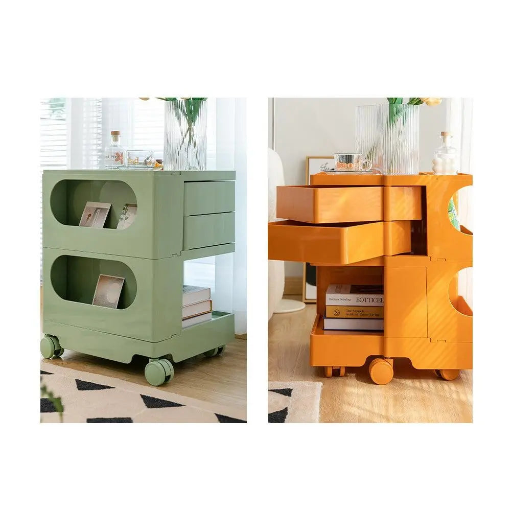 ArtissIn Replica Boby Trolley Mobile Storage Cart Shelf Drawer 3 Tier Pink Deals499