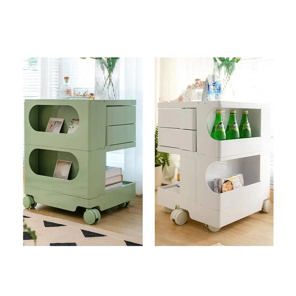 ArtissIn Replica Boby Trolley Mobile Storage Drawer Cart Shelf 3 Tier Grey Deals499