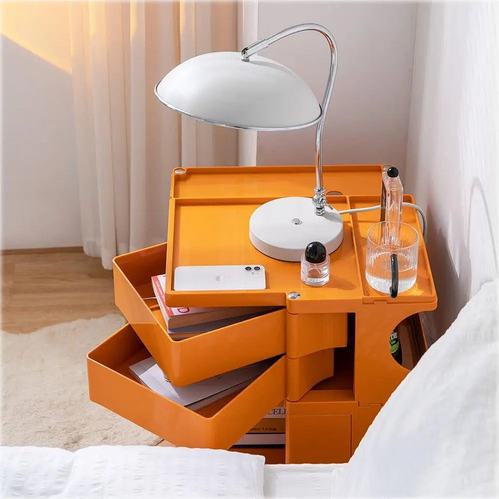 ArtissIn Replica Boby Trolley Storage Bedside Table Mobile Cart 3 Tier Orange Deals499