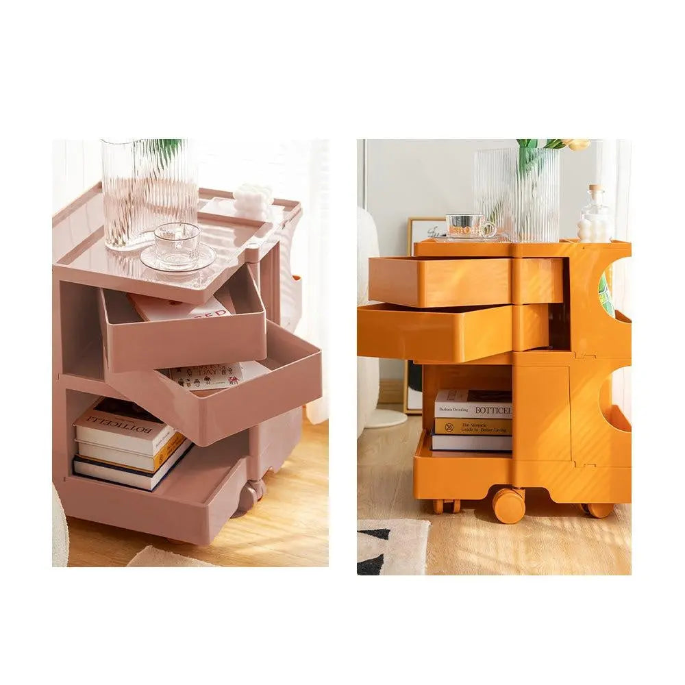 ArtissIn Replica Boby Trolley Storage Bedside Table Mobile Cart 3 Tier Yellow Deals499