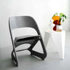 ArtissIn Set of 4 Dining Chairs Office Cafe Lounge Seat Stackable Plastic Leisure Chairs Grey Deals499