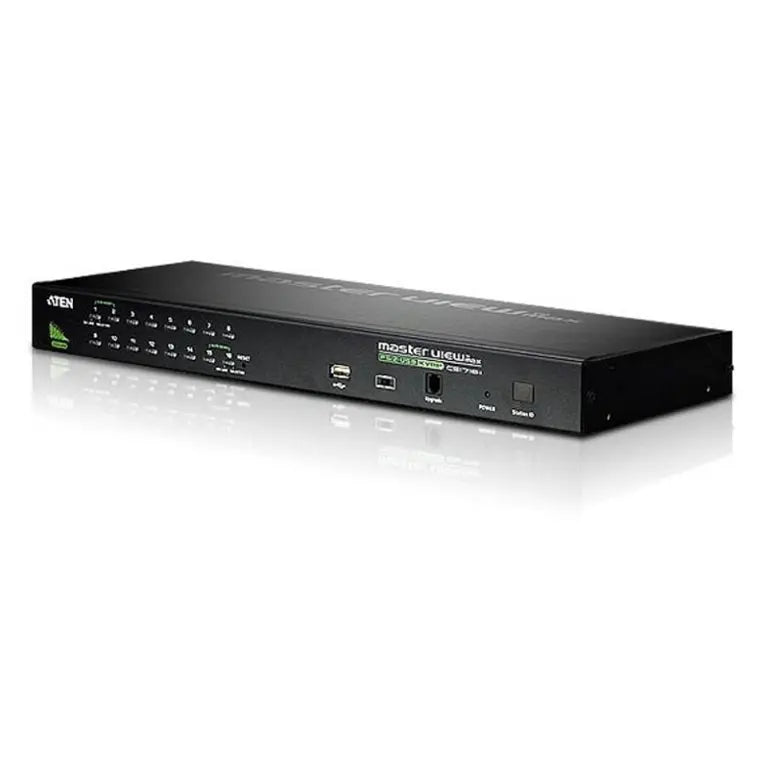 Aten 16 Port Rackmount USB-PS/2 VGA KVMP Switch with USB 2.0 Hub and Daisy Chain ATEN