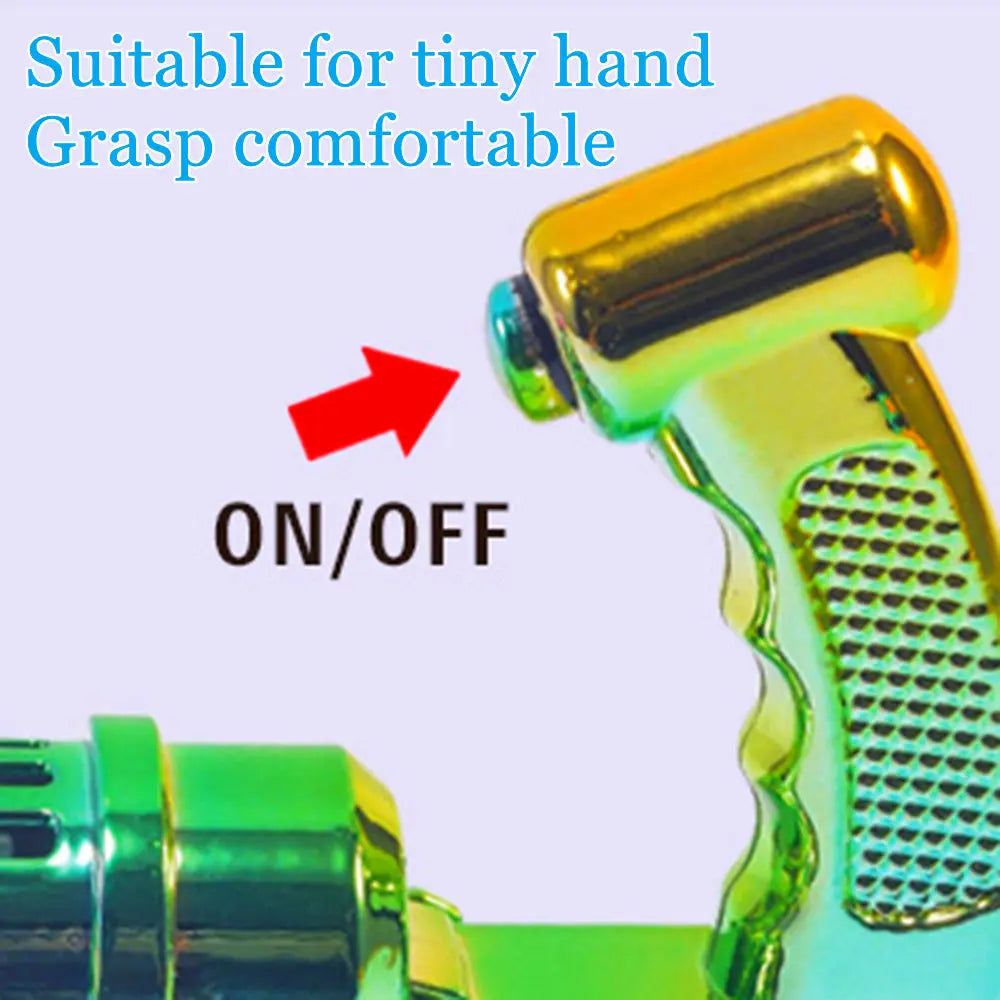 Automatic Gatling Bubble Gun Summer Soap Water Bubble Machine With Light Kid Toy Deals499