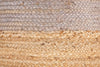 Ava Dual Color Jute Pouf NAT/ GREY Deals499
