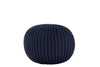 Ava Knitted Pouf NAVY BLUE Deals499