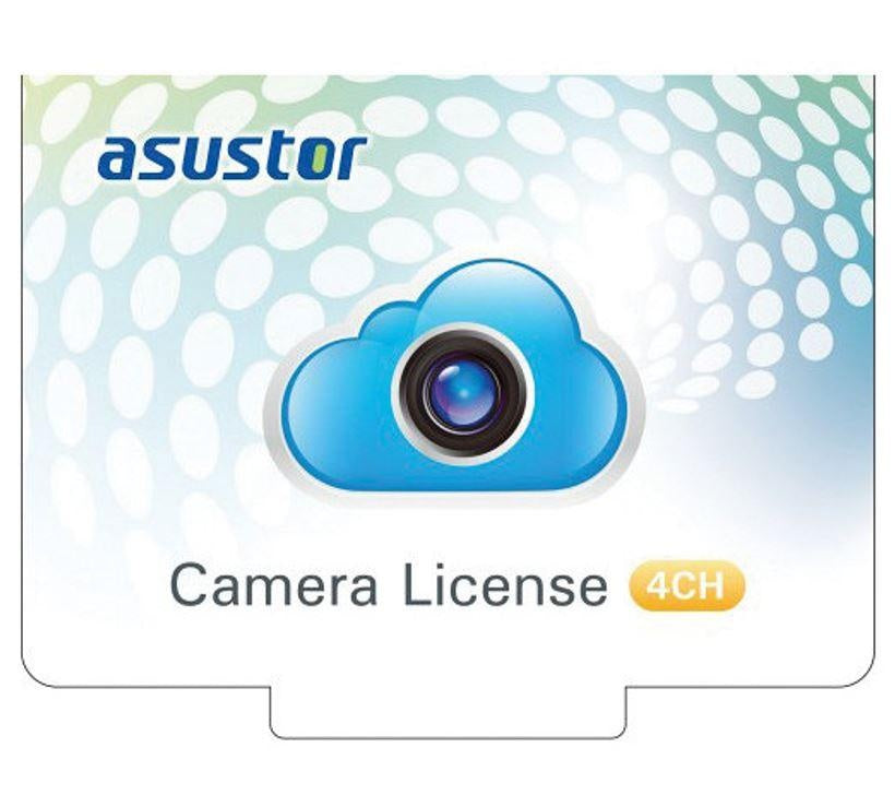 ASUSTOR NVR 4 Channel Camera Licenses for Surveillance Center Digital Version ASUSTOR