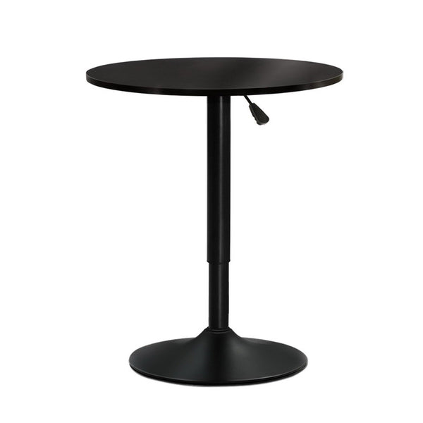 Artiss Bar Table Kitchen Tables Swivel Round Metal Black Deals499