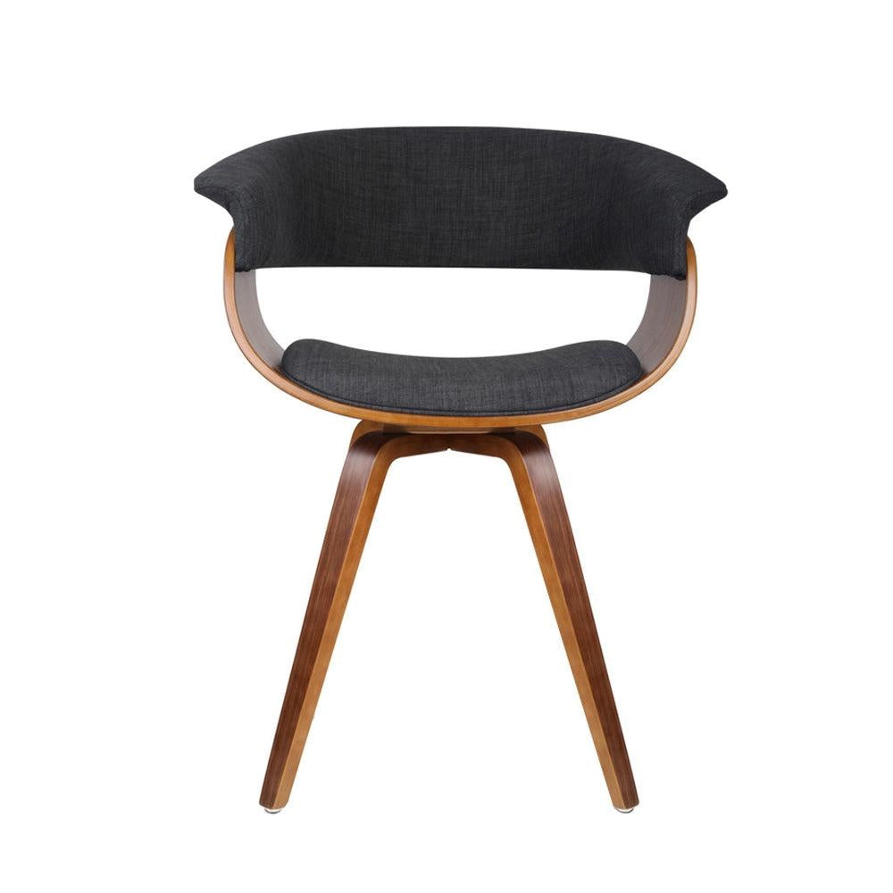 Artiss Timber Wood and Fabric Dining Chair - Charcoal Deals499