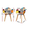 Artiss Set of 2 Fabric Dining Chairs Deals499