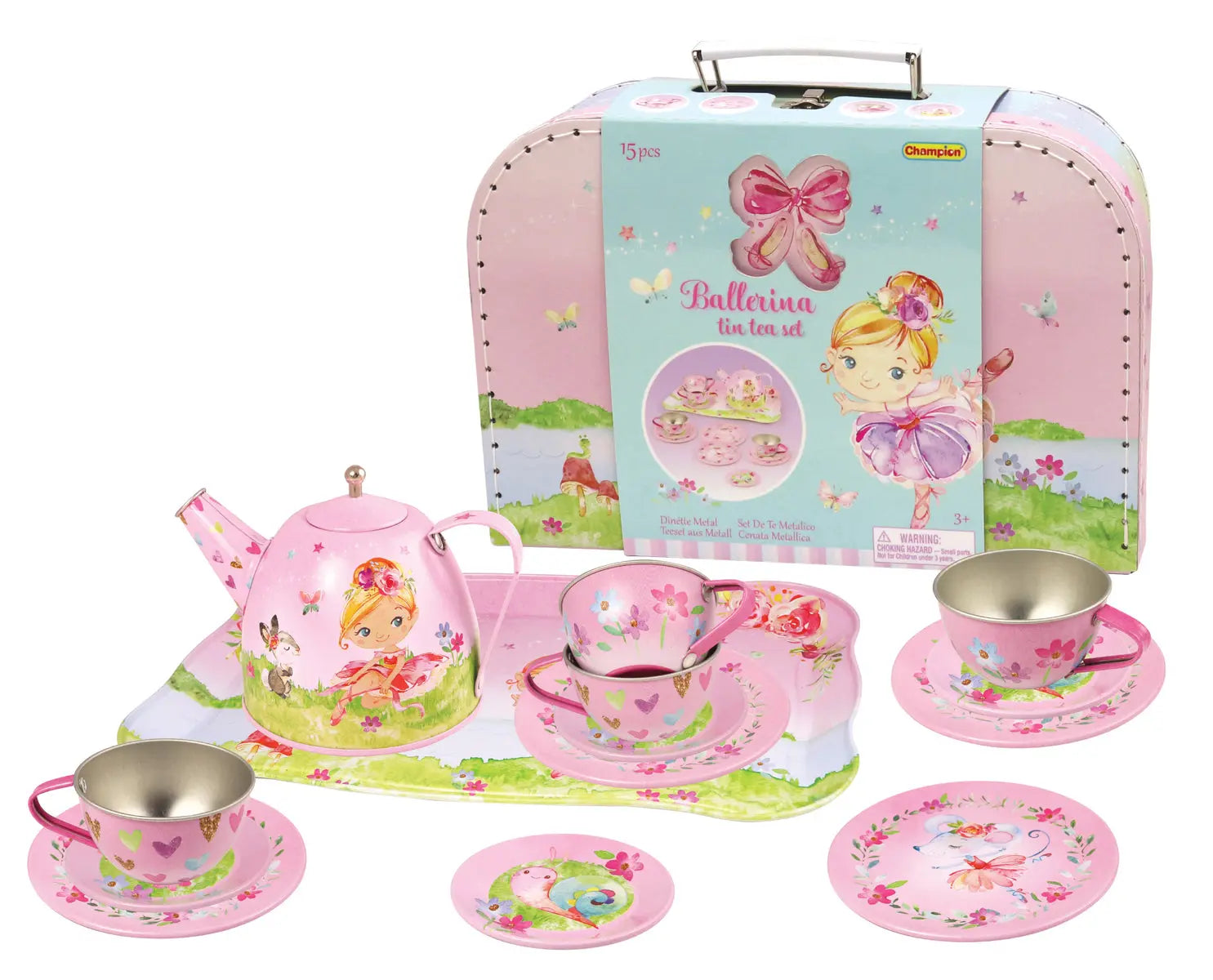 BALLERINA TIN TEA SET IN SUITCASE Deals499