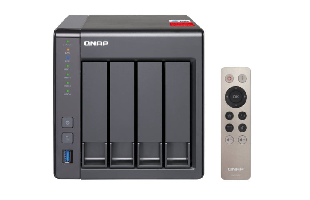 QNAP TS-451PLUS-2G NAS, 4-BAY (NO DISK), CEL QC-2.0GHz, 2GB, USB, GbE x2, TWR, 2 Year Warranty QNAP