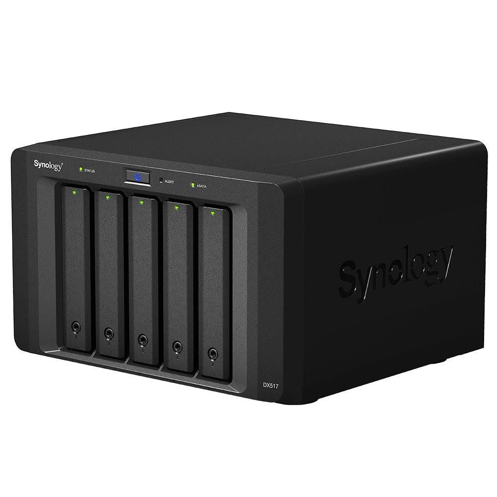 SYNOLOGY Expansion Unit DX517 5-Bay 3.5' Diskless NAS for Scalable Compatible Models (SMB) DS1517+ and DS1817+. 3 year Warranty SYNOLOGY
