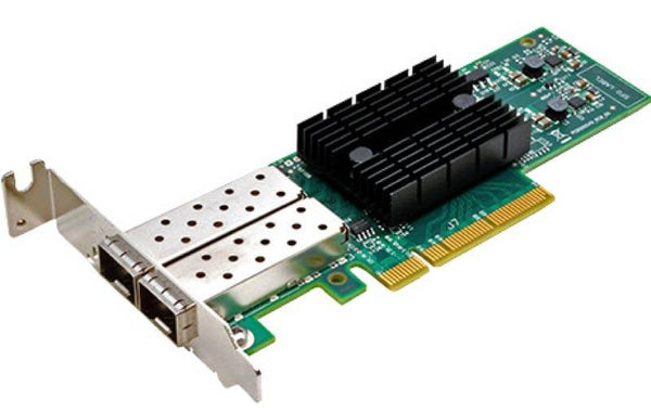 SYNOLOGY E10G17-F2 is a dual-port 10 Gigabit SFP+ PCIe 3.0 x8 Ethernet adapter SYNOLOGY