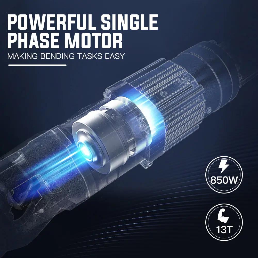 BAUMR-AG 850W 16mm Rebar Bender Hydraulic Electric Reo Bar Portable Machine Re Deals499