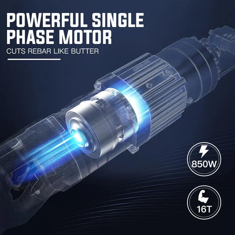 BAUMR-AG 850W 16mm Rebar Cutter Hydraulic Electric Reo Bar Portable Machine Re Deals499